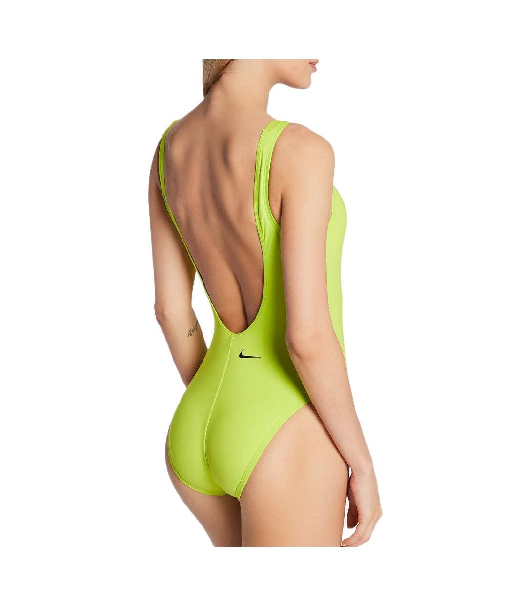 Maillot de bain 1 pièce vert femme nike one piece-2