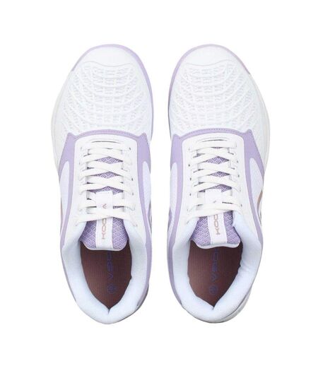 Womens/ladies Netball Shoes White Lilac KooGa