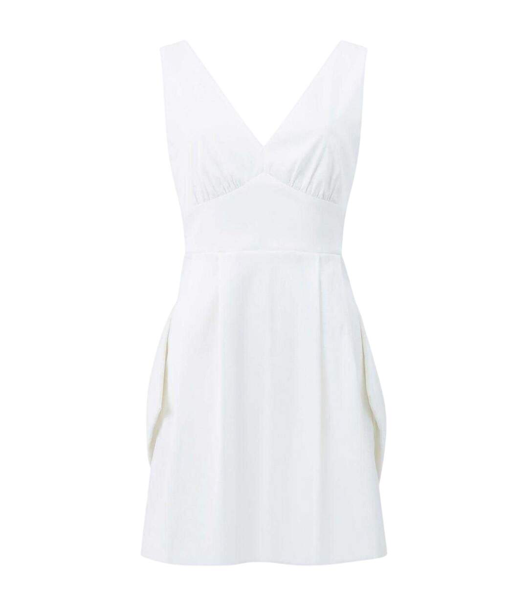 Robe Courte Motif/style Nœud Beverly Femme Blanc French Connection-2