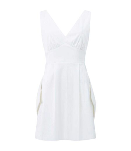 Robe Courte Motif/style Nœud Beverly Femme Blanc French Connection