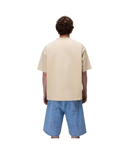 Mens Krous Oversized T-shirt Beige Napapijri