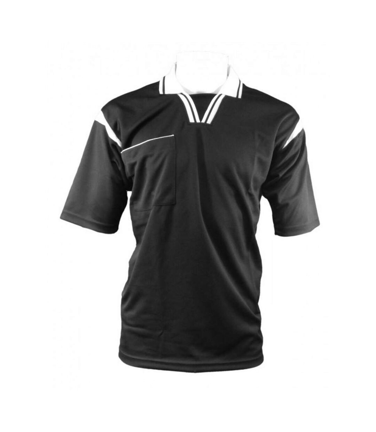 Carta Sport Mens Short-Sleeved Referee Jersey (Black/White)