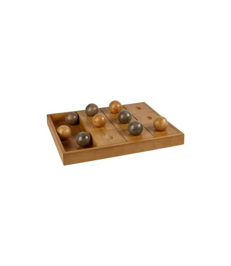 Jeu de Morpion Déco en Bois Jehan 40cm Naturel