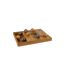 Jeu de Morpion Déco en Bois Jehan 40cm Naturel-2