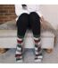 1 Pack Ladies Checkered Patterned Wool Blend Socks-5