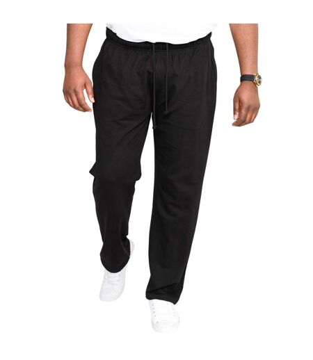 Duke Mens Kingsize Rory Lightweight Fleece Jogging Bottoms (Black) - UTDC135