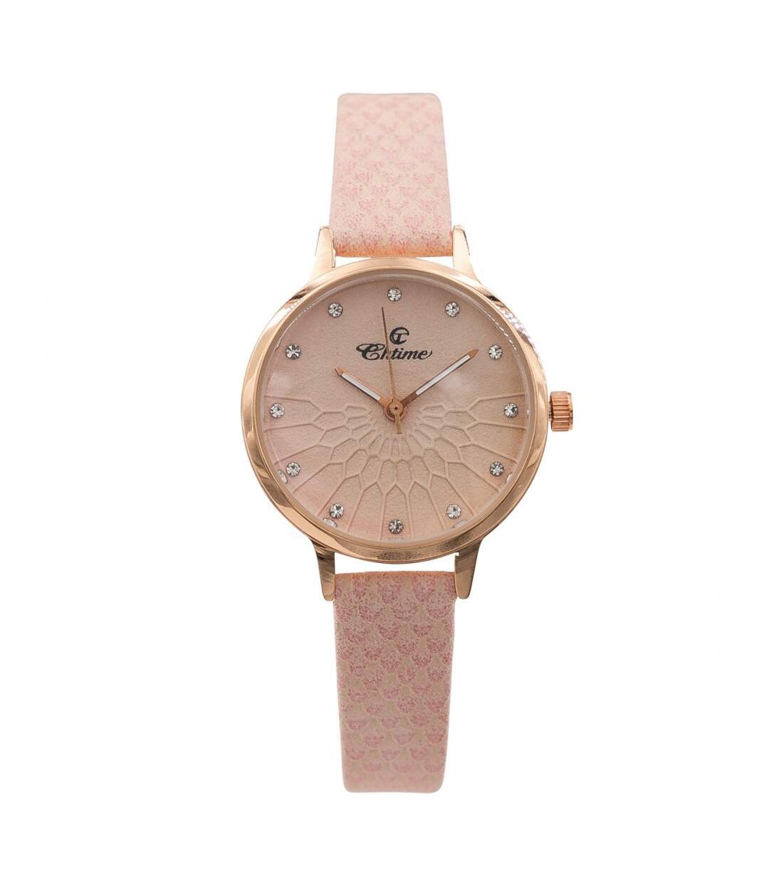 Splendide Montre Femme Rose CHTIME