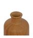 Vase Déco Effet Bois Soa 17cm Marron-2