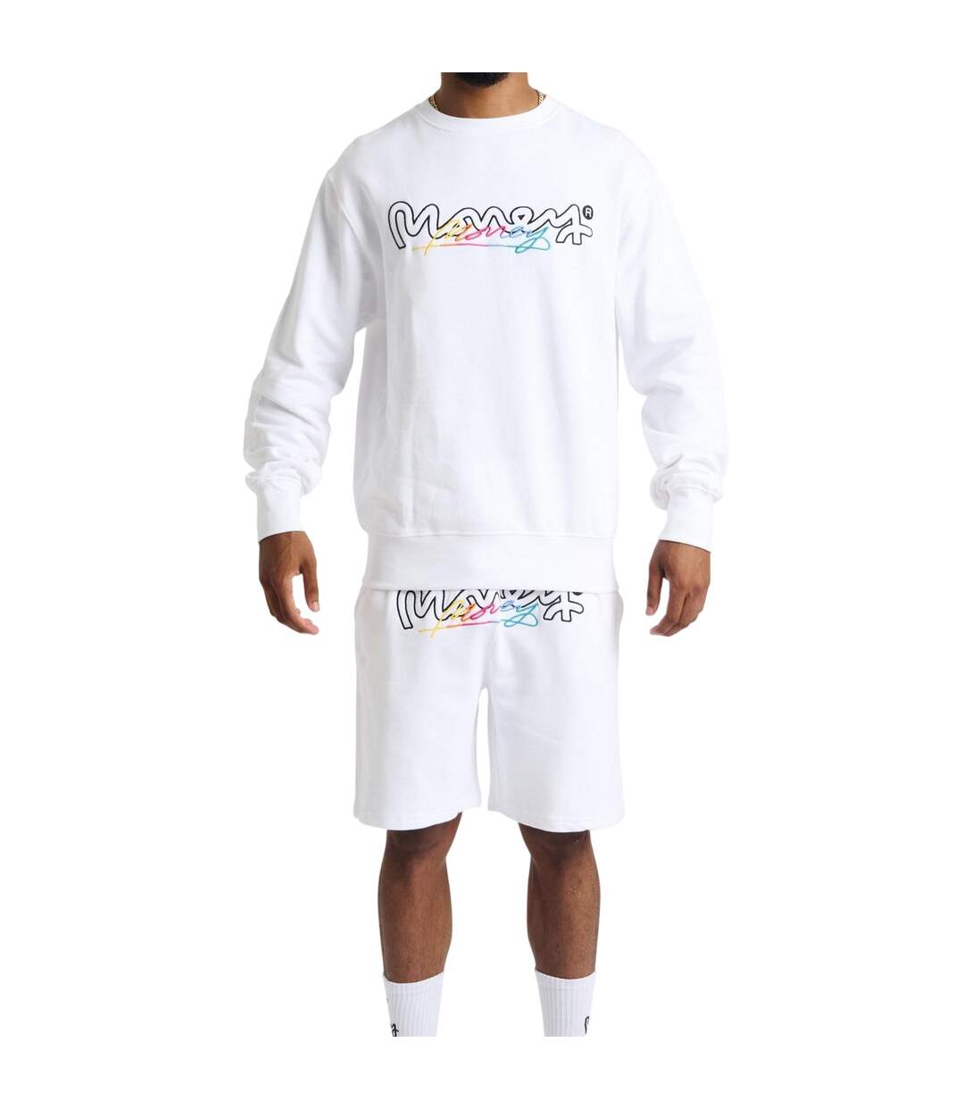 Sweat Chop Vice Homme Blanc Money-1