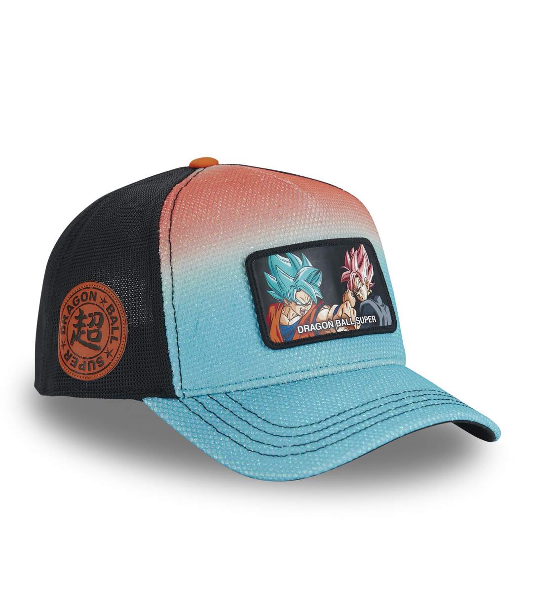 Casquette homme trucker finitions premium Dragon Ball Super Fighter Capslab-3