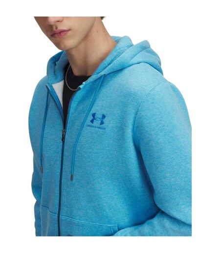 Mens Icon Full Zip Hoodie Blue Under Armour