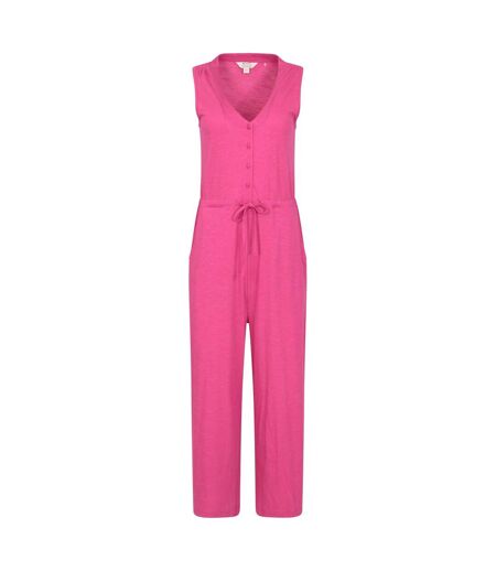 Womens/ladies bahamas jumpsuit bright pink Mountain Warehouse