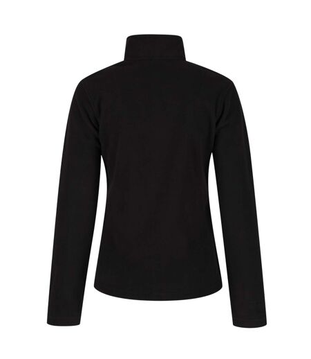 Womens/ladies Recycled Full Zip Fleece Jacket Black Regatta Professional