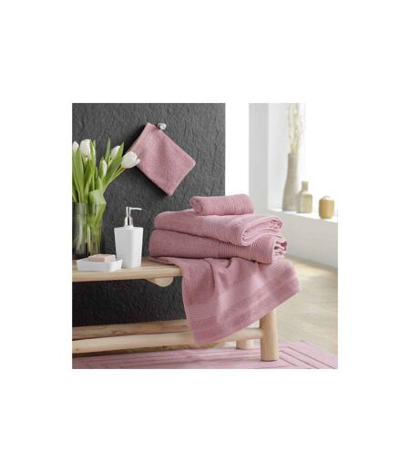 Peignoir Col Châle en Coton Tendresse Bois de Rose