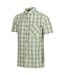 Regatta Mens Mindano VIII Checked Short-Sleeved Shirt (Piquant Green/Moroccan Blue/Citron Lime/Marshmallow) - UTRG9776