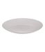 Lot de 6 Assiettes Plates en Verre Louise 25cm Blanc-2