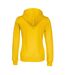 Cottover Womens/Ladies Full Zip Hoodie (Yellow) - UTUB659