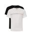 Set de 2 t-shirts noir/blanc homme tommy jeans entry graphic-1