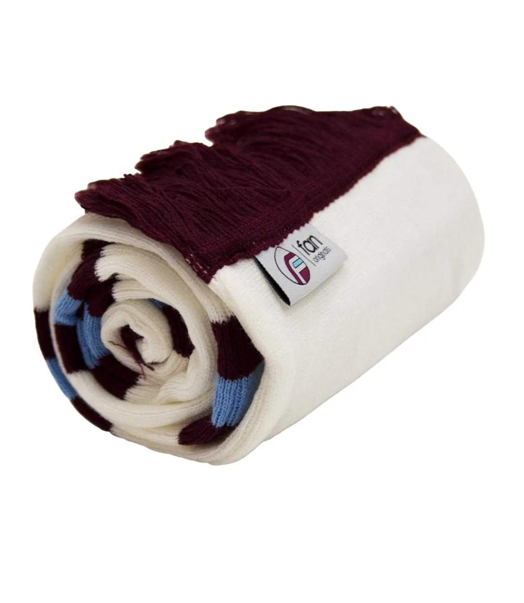 Ensemble Bonnet Et Écharpe Motif/style Rétro Aston Villa Adulte Taille Unique Blanc Fan Originals-4