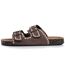 Isotoner Sandales femme à doubles bride, semelle intérieur patch talon ultra confortables-4