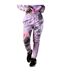 Hype Womens/Ladies Whisper Floral Scribble Sweatpants (Lilac) - UTHY9315