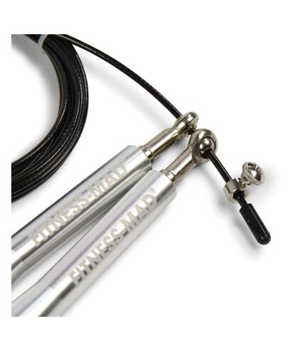 Ultra speed rope one size black/silver Fitness Mad