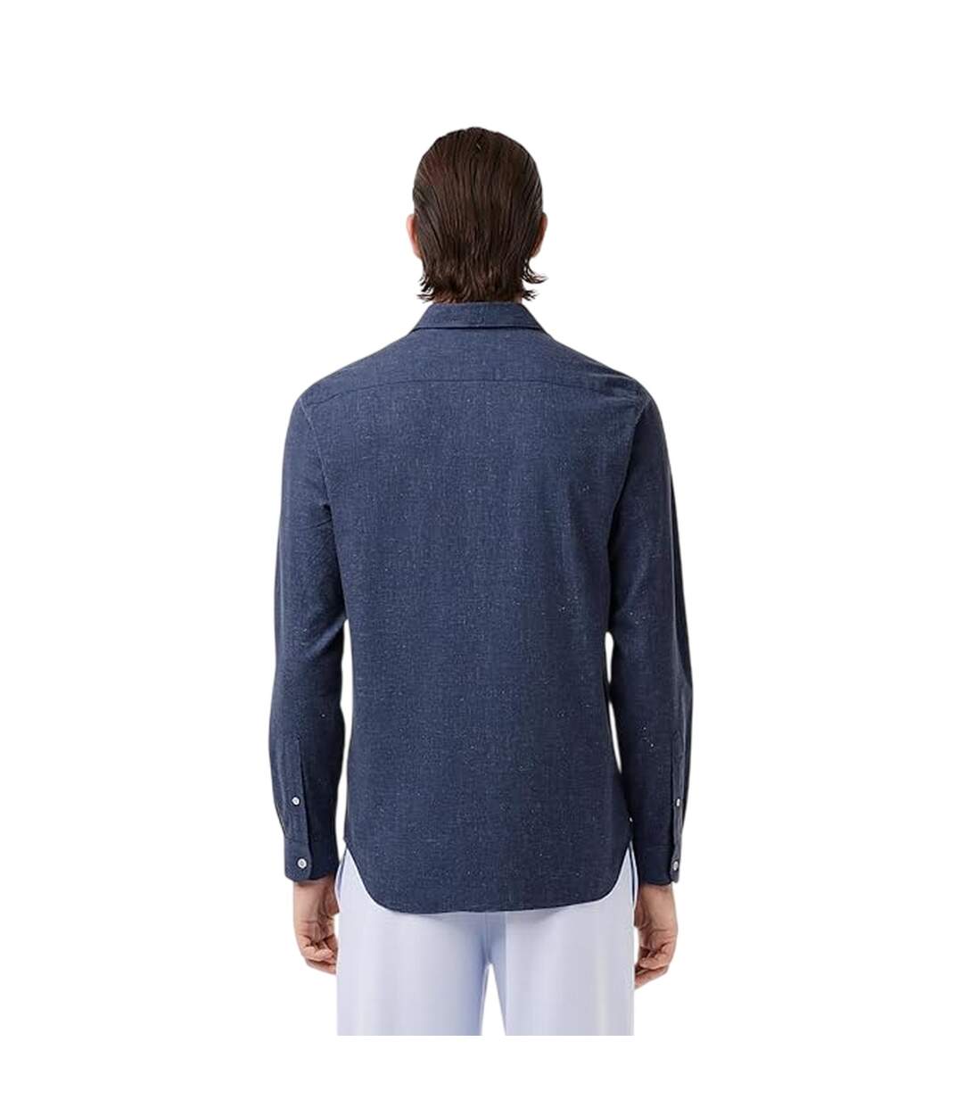 Chemise Manches Longues Homme Bleu Marine Foncé Lacoste-3