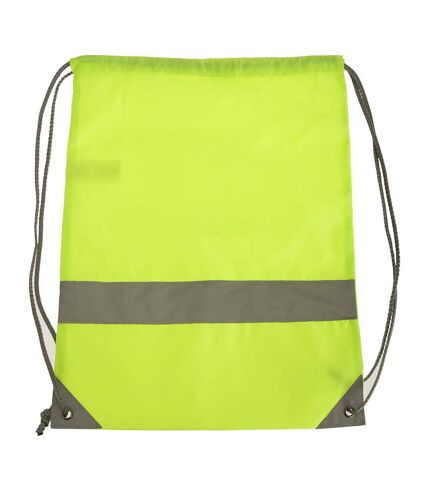 Shugon Stafford Drawstring Hi-Vis Tote Bag (13 Liters) (Hi-Vis Yellow) (One Size) - UTBC3270