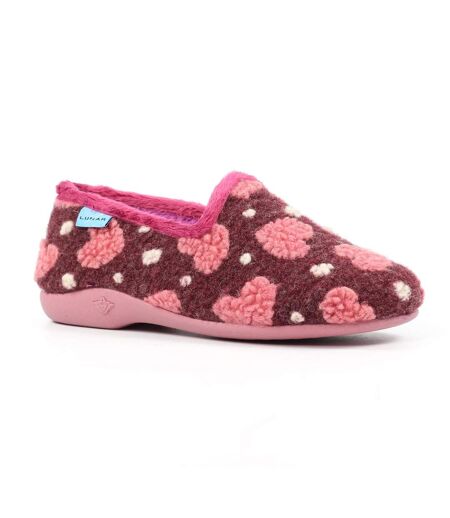 Chaussons Minnie Femme Bordeaux Lunar