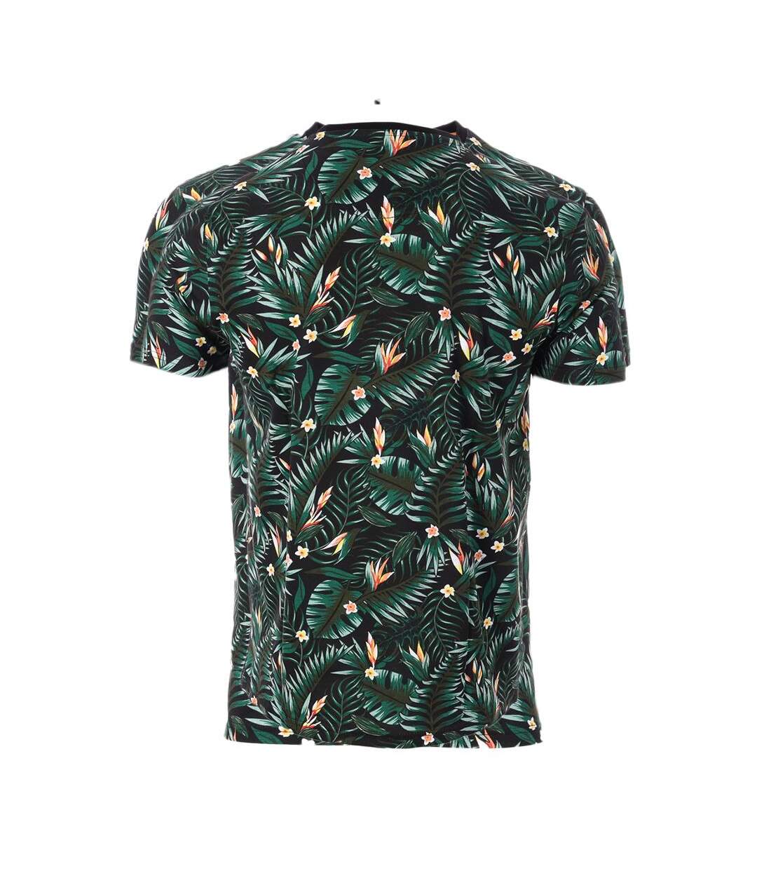 T-shirt Noir à Motifs Homme RMS26 Tropic - 3XL