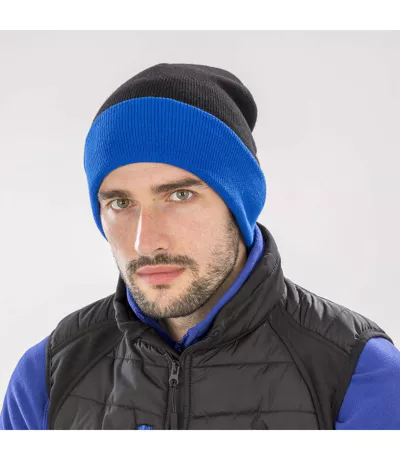 Bonnet Black Compass Noir Bleu Roi Result Genuine Recycled