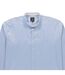 Chemise Manches Longues Motif/style Uni Homme Bleu Ciel Raging Bull-3