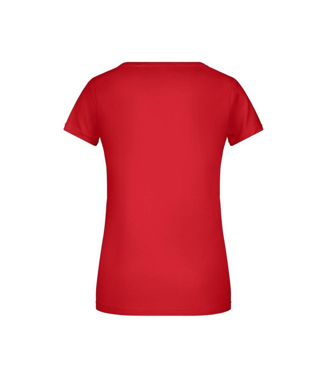 T-shirt Basic Femme Rouge James And Nicholson-2