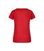 T-shirt Basic Femme Rouge James And Nicholson-2
