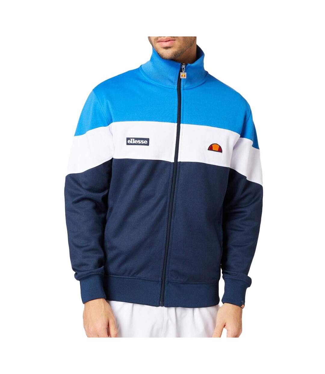 Veste bleu/blanc/marine homme ellesse caprini-1