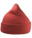 Unisex Adult Wind Recycled Cuffed Beanie Off Red Atlantis-2