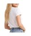 T-Shirt blanc femme calvin klein jeans classic script-2