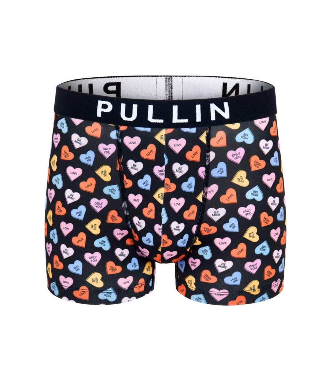 PULL IN Boxer Homme Microfibre LOVEYOU24 Noir-1