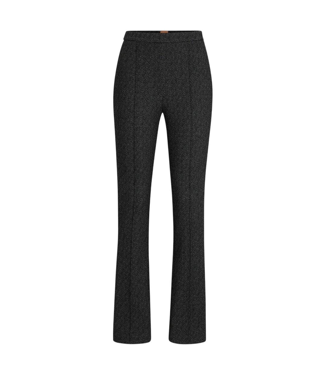 Pantalon Motif/style Texturé Tubeka Femme Noir Boss-2