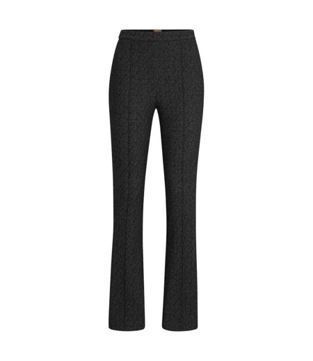 Pantalon Motif/style Texturé Tubeka Femme Noir Boss