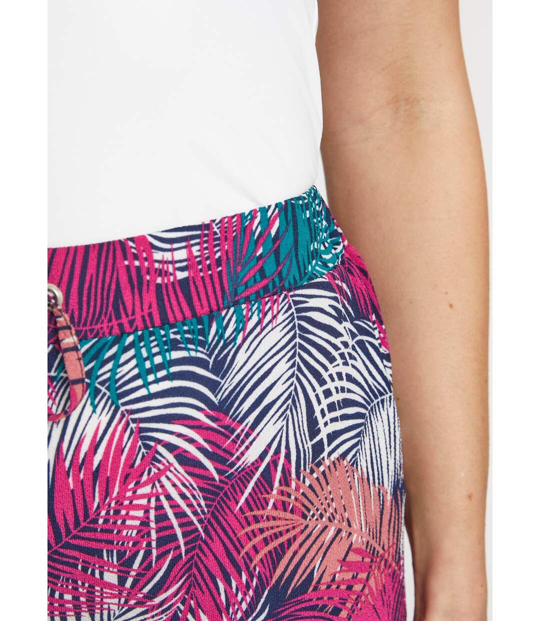 Pantalon fluide taille élastiquée-4