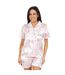 Ensemble De Pyjama Court Manches Courtes Femme Blanc Dumbo-1