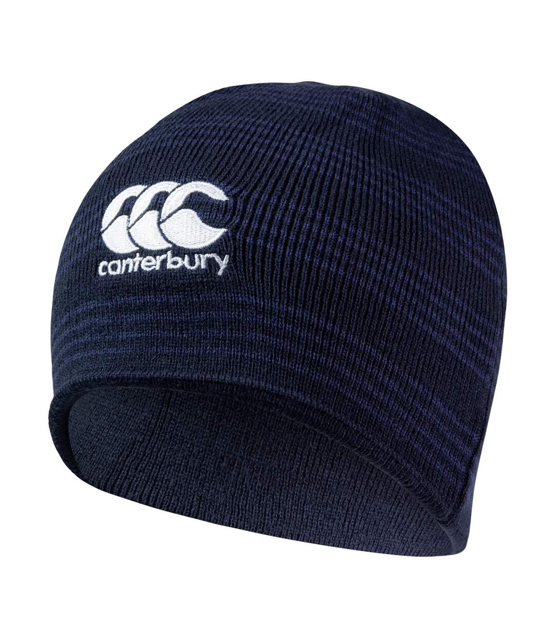 Unisex Adult Embroidered Logo Beanie Navy Canterbury-3