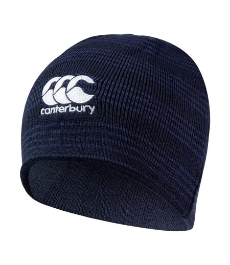 Unisex Adult Embroidered Logo Beanie Navy Canterbury