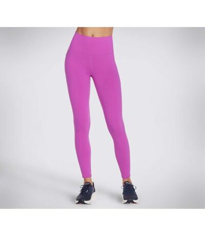 Womens/ladies gowalk wear high waist leggings violet Skechers