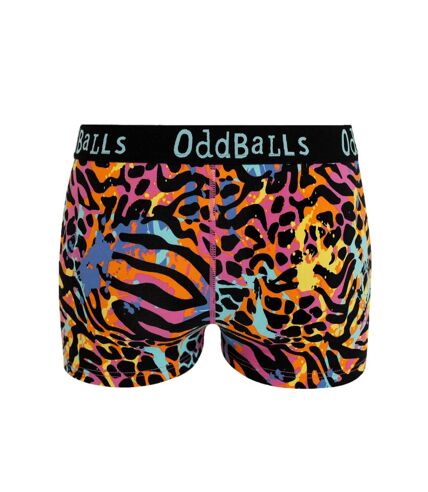 Womens/ladies filthy animal boxer shorts multicoloured OddBalls