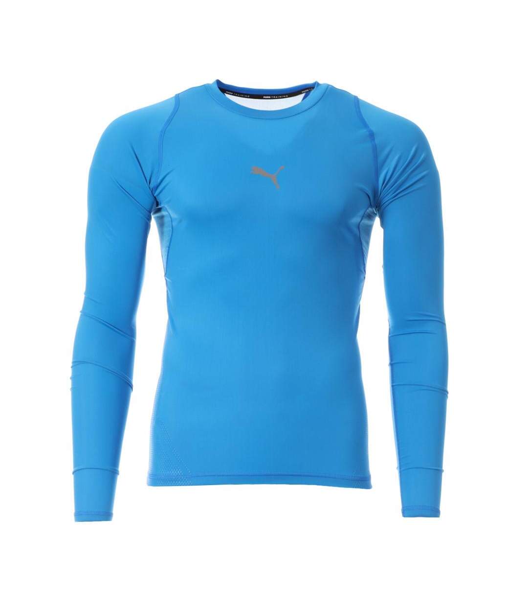 T-shirt manches longues bleu homme puma exo-1