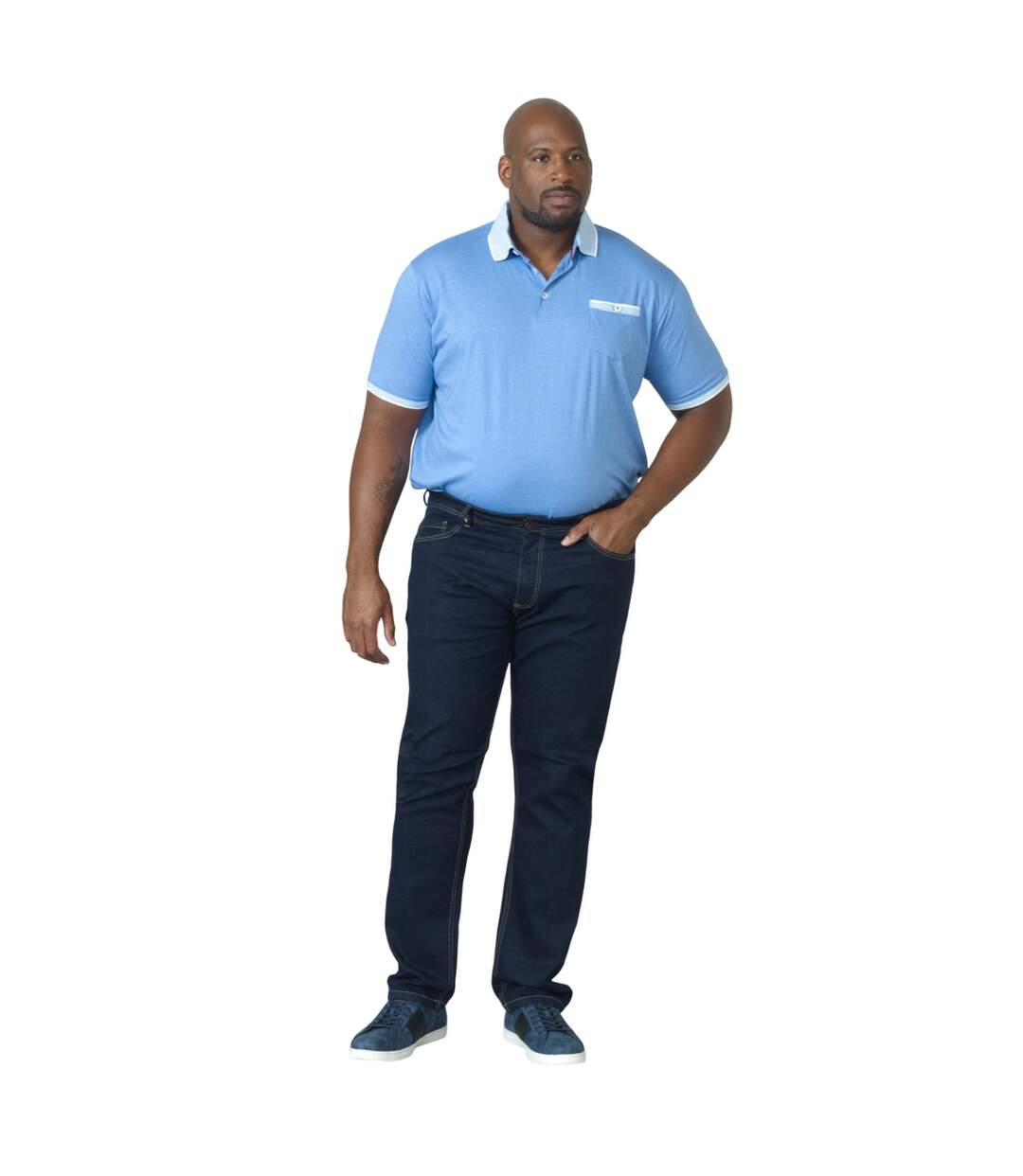 Jean D555 Cedric Homme Bleu Foncé Duke-3