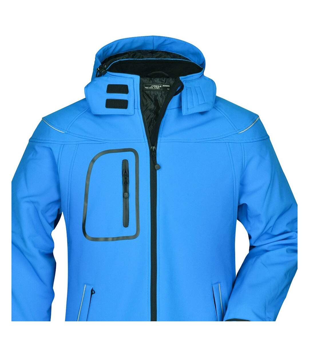 Veste Softshell Homme Turquoise Pâle James And Nicholson-2
