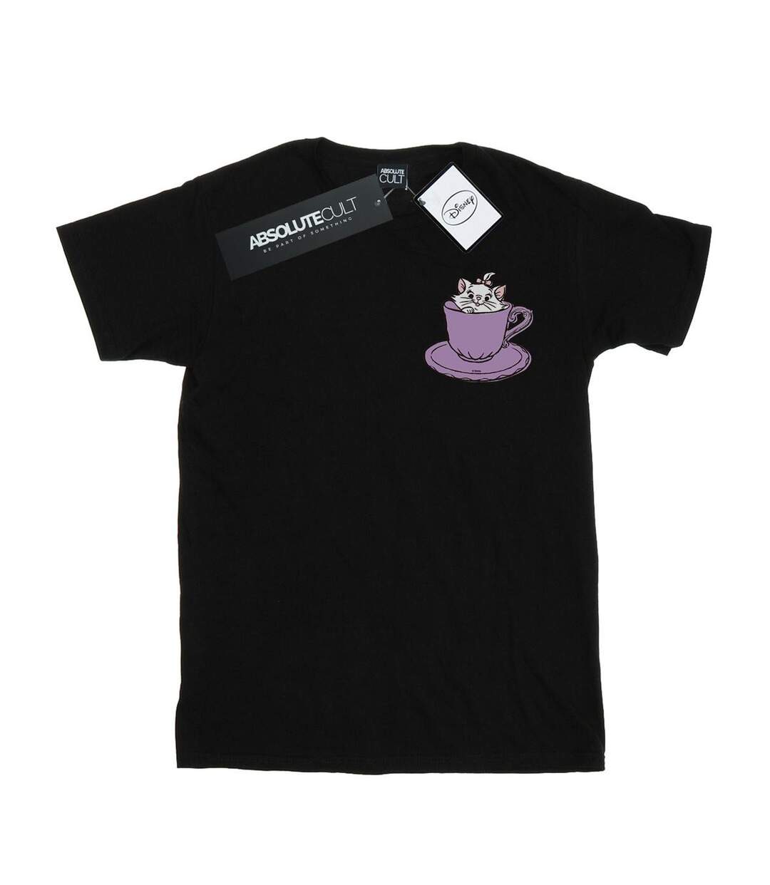 Disney - T-shirt ARISTOCATS MARIE IN CUP BREAST PRINT - Femme (Noir) - UTBI17431-1